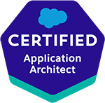 Salesforce Certified Application Architect credential badge