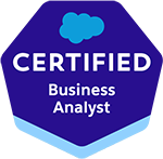 Salesforce Certified Business Analyst credential badge