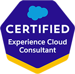 Salesforce Certified Experience Cloud Consultant credential badge