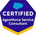 Salesforce Certified Agentforce Service Consultant credential badge